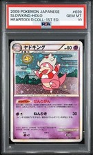 PSA 10 Carte Pokemon Cuore Slowking Oro 1a ED 2009 039 Giapponese
