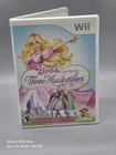 Barbie and the Three Musketeers (Nintendo Wii, 2009) Complete CIB