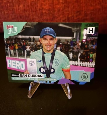Topps Now Cricket Hundred 100 2024 Sam Curran MVP C387 Print Run 17