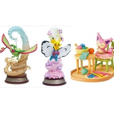 Pokemon Swing Vinette Pikachu Butterfree Flygon Eneko Desktop Figure Set