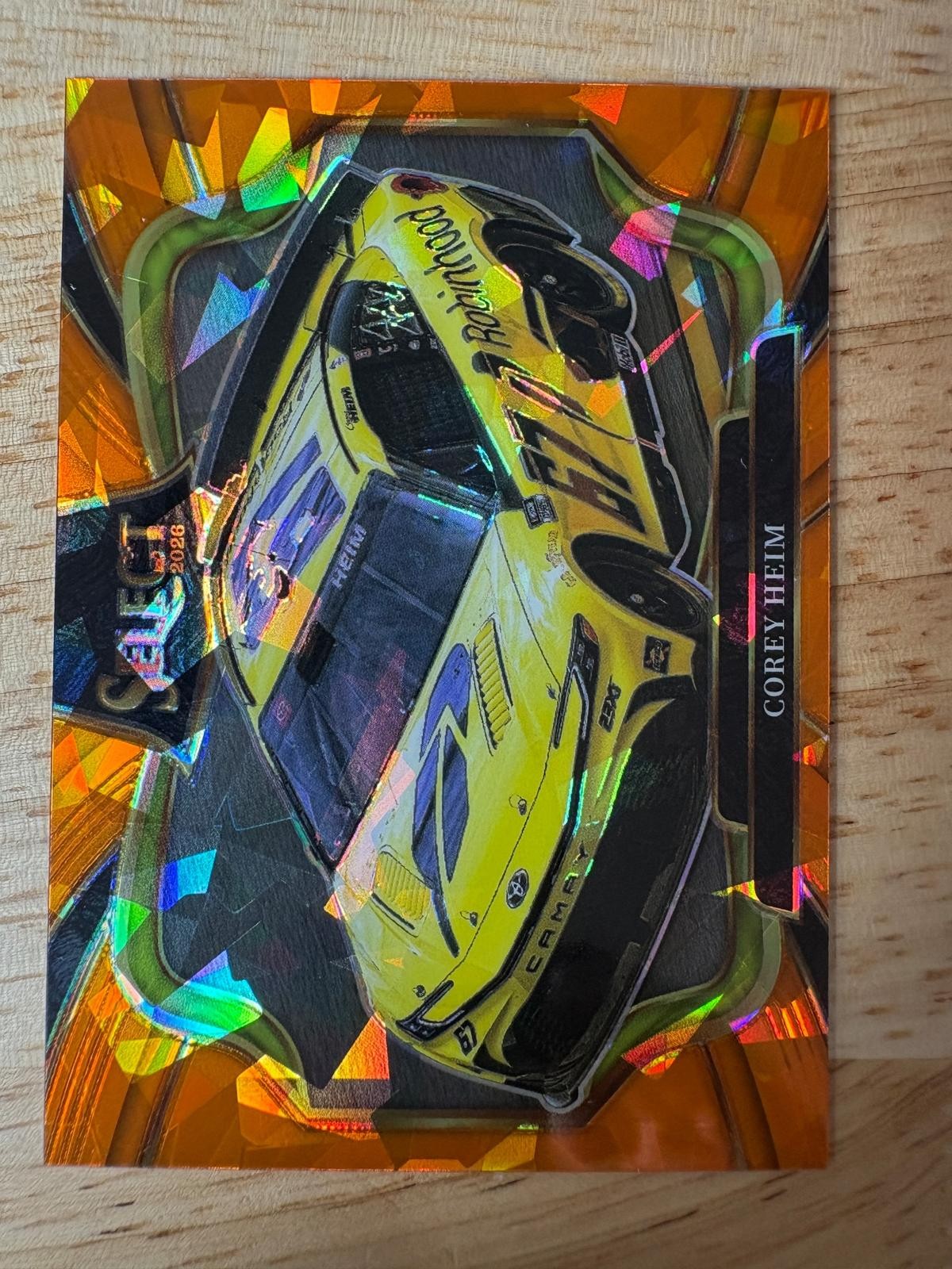 2026 Panini Select #123 Corey Heim Orange Ice Prizm
