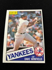 DAVE WINFIELD 1985 O-PEE-CHEE VERSION NEW YORK YANKEES NRMT BASEBALL CARD