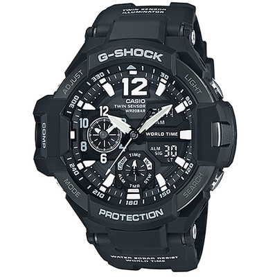 Casio G-SHOCK GA-1100-1AJF Men's Watch Twin Sensor Analog Digital Japan New