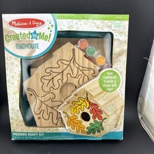 Melissa  Doug Birdhouse Build-Your-Own Wooden Craft Activity Kit   