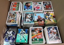 Huge Lot of Football Cards NFL Large Flat Rate Box FILLED MINT 🔥 Lots Of 1990's