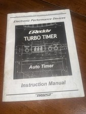 Trust Greddy Turbo Timer Auto Timer Paper Instruction Manual 24 Page Tuning Rare Trust Greddy Turbo Timer Auto Timer Paper Instruction Manual 24 Page Tuning Rare