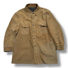 Vintage 70's William Barry Tan Suede Jacket XL Hippie