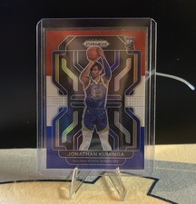 Panini 2021-22 Prizm Jonathan Kuminga #307 Red White & Blue Rookie