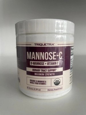 Triquetra Mannose-C, D-Mannose Powder + Vitamin C Urinary Tract Support- 60 serv