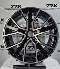 AUDI Q5 S LINE SPORTSBACK 20" ALLOY WHEEL BLACK 8J ET39 80A601025BP GENUINE X1
