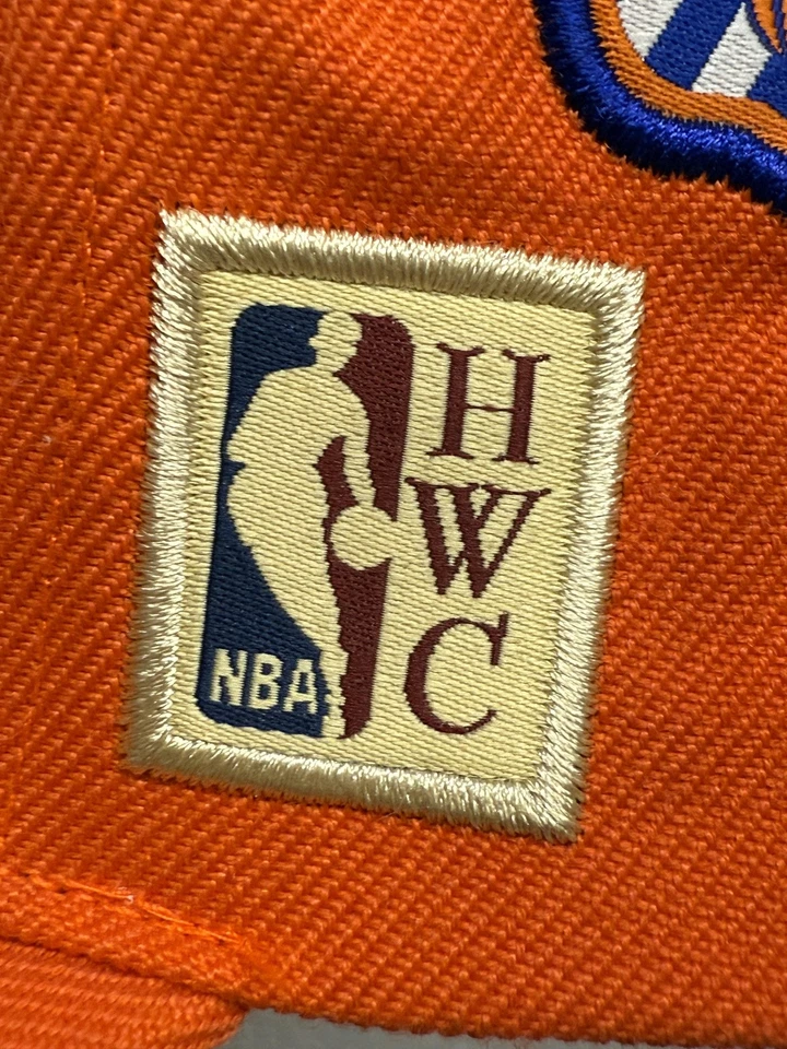 Gorra New York Knicks Snap Back para hombre talla única naranja NBA baloncesto HWC retro Foto 4 de 4