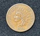 1881 Indian Head Cent Penny Full LIBERTY Bronze XF Original Brown US Coin |#K02|