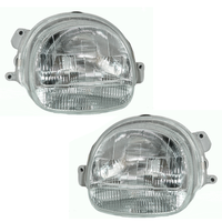Scheinwerfer Set FüR Renault Twingo 1 1998-2000 H4 Halogen Streuscheibe LWR