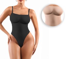 Women's Adjustable Leotard Sculpting Slimming Thong Bodysuit Seamless Shapewear