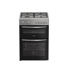 Indesit 60cm Gas Cooker - Silver IDG6GS
