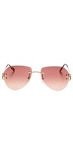 Cartier Pilot Sunglasses Teardrop Frame Used Rare Model