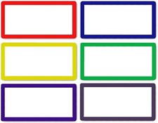 72 Pcs 2.1X1.2Inch Dry Erase Magnetic Labels Dry Erase Magnets Board Magnets