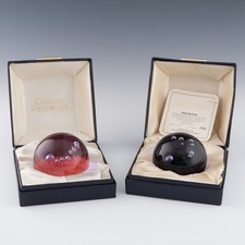 Caithness Paperweight Dawn and Dusk Colin Terris Limited Edition 1979