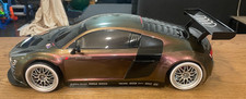 NEW PAINTED IRIDESCENT TAMIYA AUDI R8 1/10 RC CAR BODY 257MM WHEELBASE/194MM W