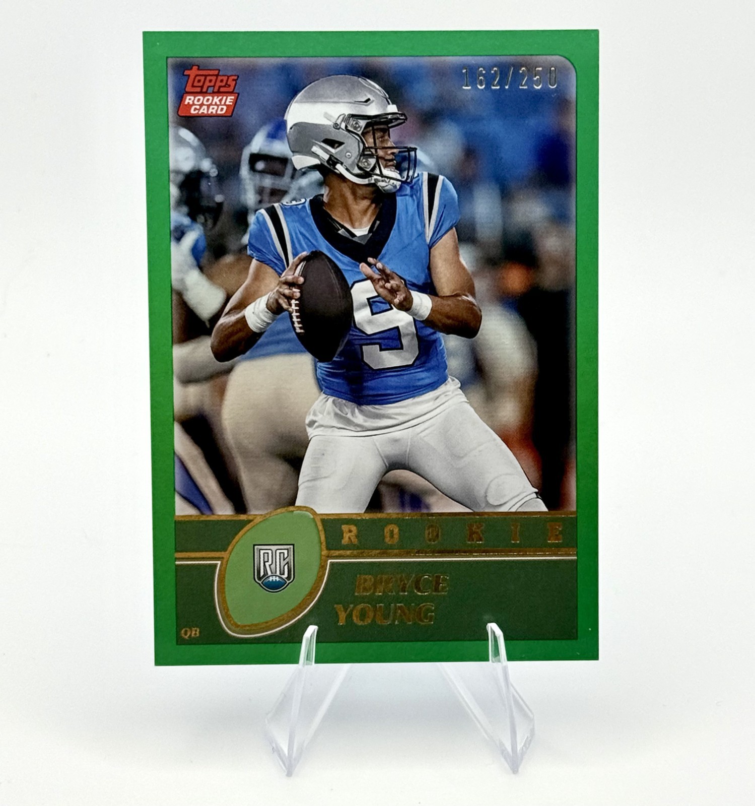 2023 Topps Composite Bryce Young Green Rainbow Foilboard /250 #420 (RC)
