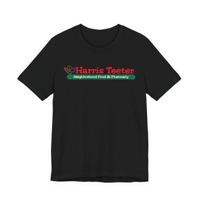 Harris Teeter Supermarket Logo Black/Navy Size S-5XL Unisex T-Shirt