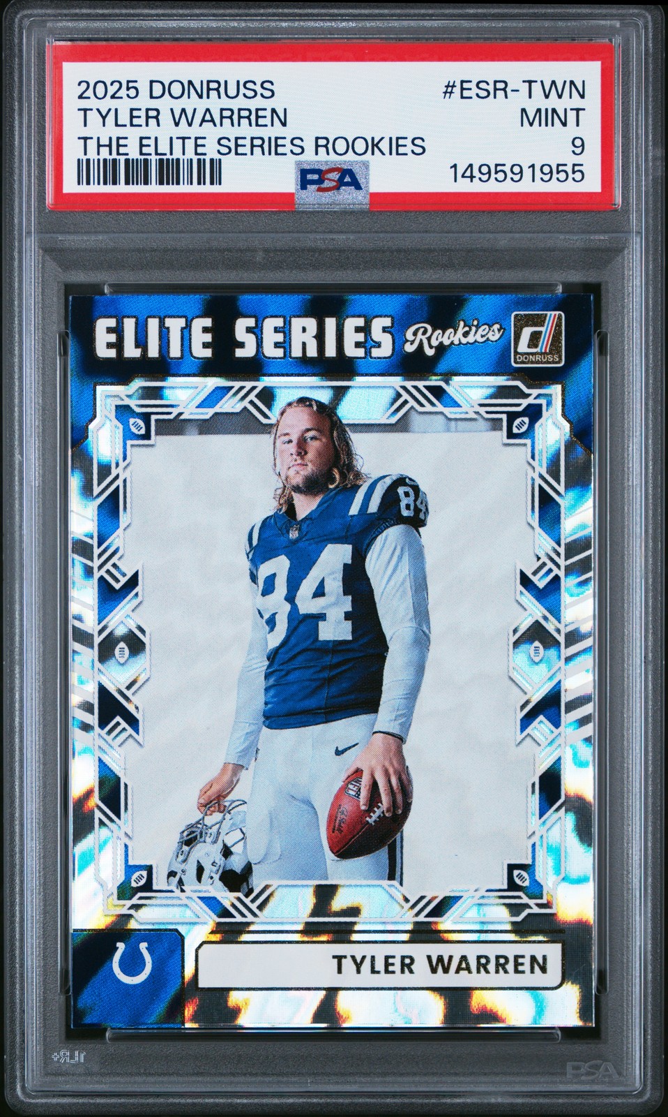 Tyler Warren Panini Donruss the Elite Series Rookies #ESRTWN Base