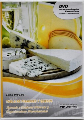 Como Preparar Tabla de Fiambres y Quesos - DVD - NEW - Español - VIP Learning