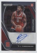 2021-22 Panini Prizm Draft Picks Draft Picks DJ Funderburk #DP-DJF Auto 0r2f