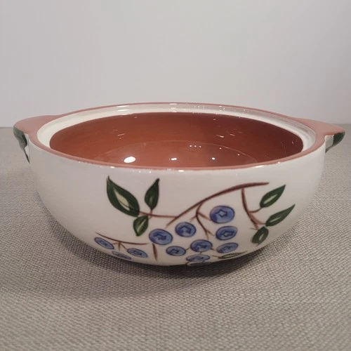 Blueberry By Stangl Pottery 1.5 Qt Round Casserole No Lid Replacement