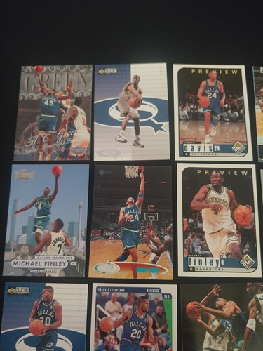 DALLAS MAVERICKS MAVS 24 CARDS NBA Basketball Lot Stars Rookies MASHBURN FINLEY - Picture 2 of 8