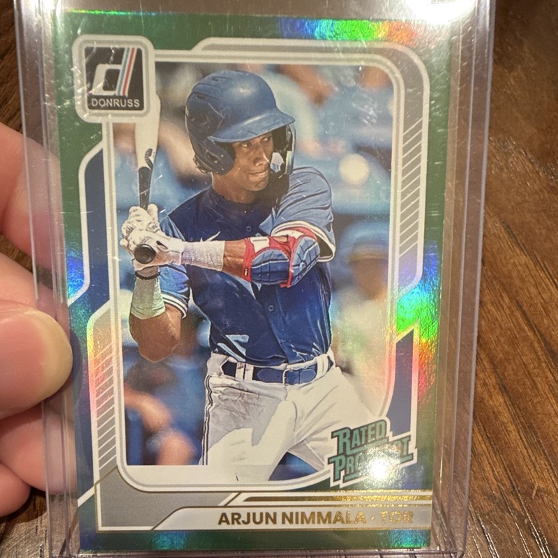 Panini 2026 Donruss Rated Prospect Arjun Nimmala Blue Jays #154 /199