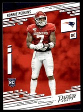 2021 Panini Prestige Ronnie Perkins Rookie New England Patriots #254