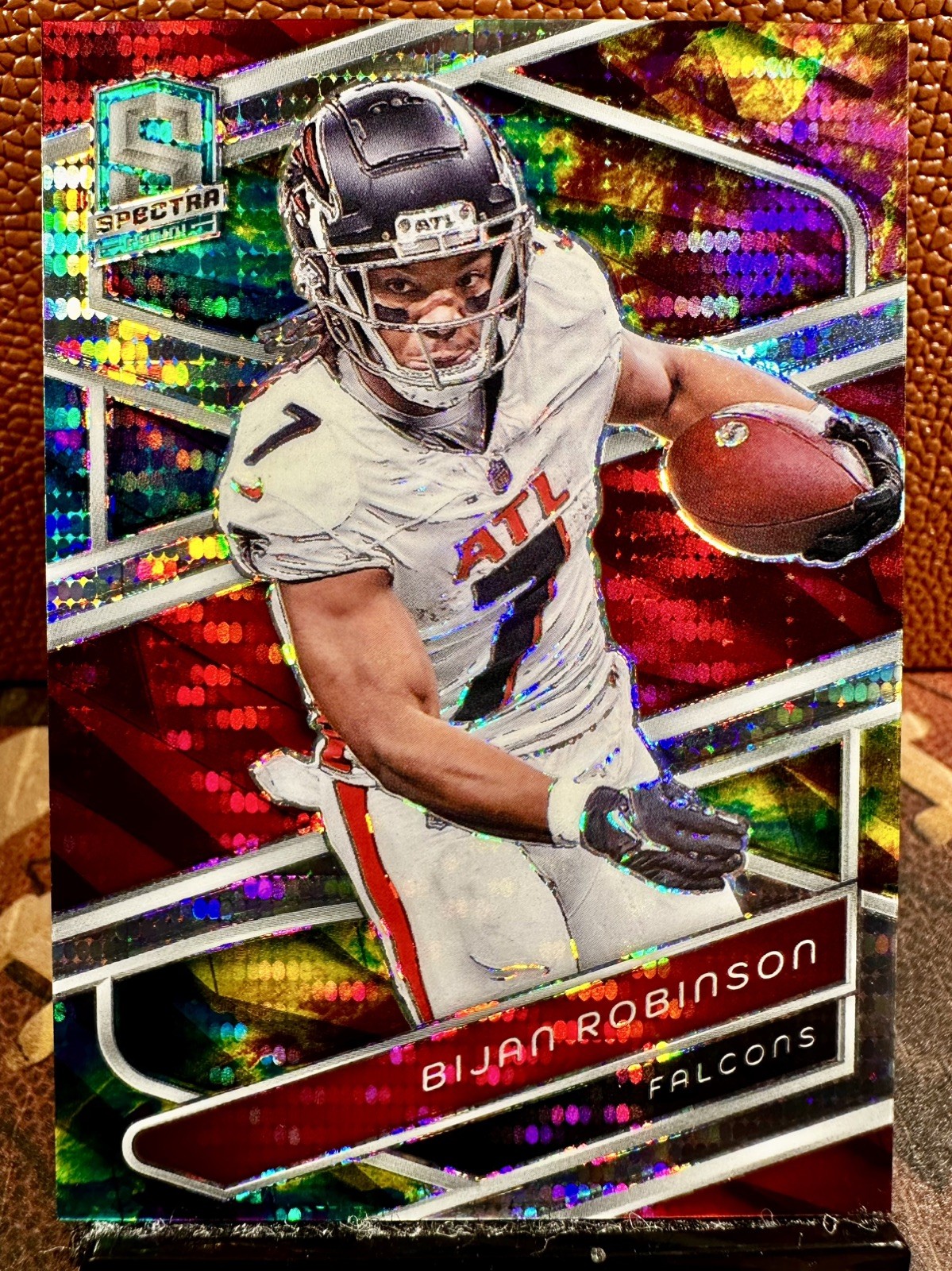 2024 Spectra Bijan Robinson #13 Celestial Pulsar Holo Prizm, SSP#/99, Falcons🔥
