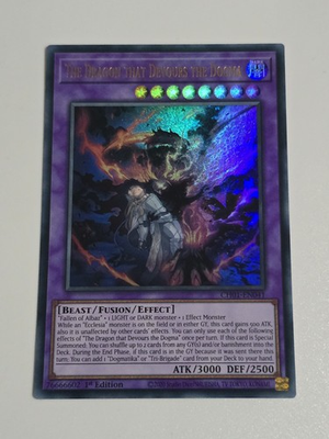 #ad The Dragon that Devours the Dogma CH01 EN041 Euro Print Ultra Rare Yugioh $2.29