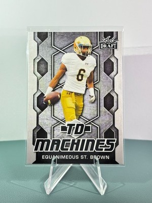 Equanimeous St. Brown - 2018 Leaf Draft TD Machines Rookie - Notre Dame