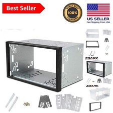 Universal 2 Din Car Stereo Fitting Cage - Easy Installation Kit Included