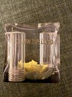 Small Lucite Yellow Rose Square "Follow the Lord" Salt & Pepper Shaker — photo 2