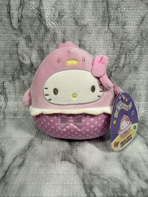 Squishmallows Sanrio Hello Kitty in EasterChick Costume 5 Inch Soft Plush New