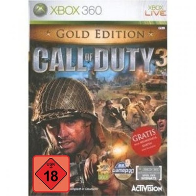 Microsoft Xbox 360 - Call of Duty 3 #Gold Edition DE mit OVP sehr guter Zustand