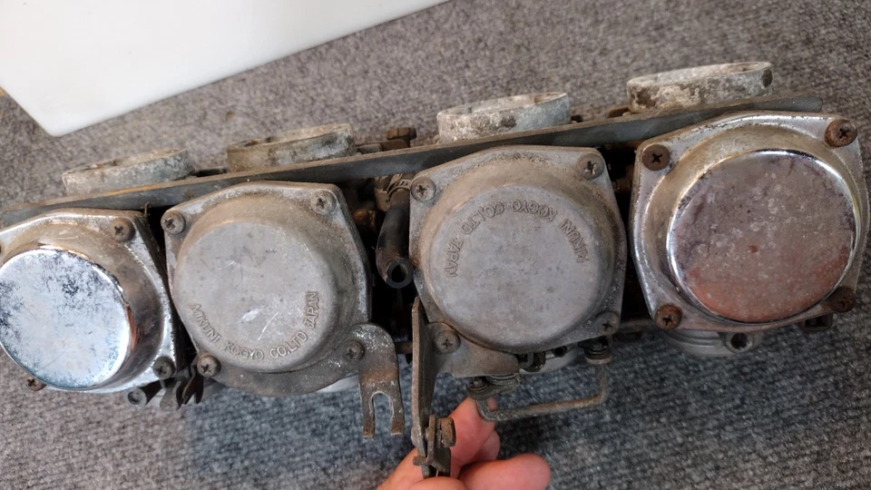 Gang of 4 Mikuni 55 x 42 mm Carburetors Carbs KOGYO Racing part ASIS Dragbike GR - Image 3 of 4