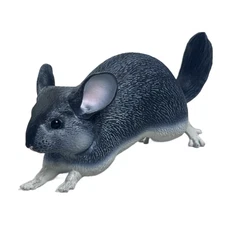 Safari LTD Chinchilla Figurine Realistic 6 Inch Plastic Model Figure Large Toys