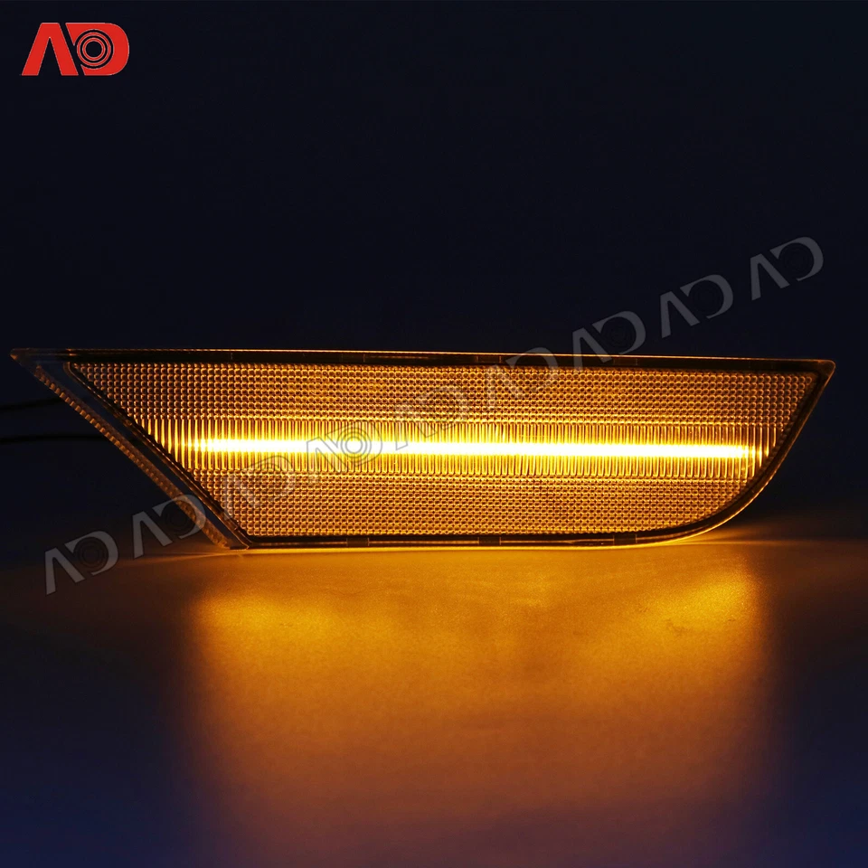 Luz de señalización lateral LED ámbar 2 piezas lámpara de señal de giro para Honda Odyssey 2018-2022 Foto 2 de 4