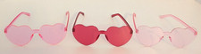 Sunglasses 48 Pack Rimless Transparent Color RTBOFY Heart Shaped Party Favor NEW