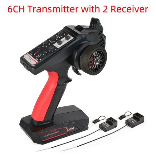 AUSTAR RC Transmitter+Receiver 2.4G 6CH Universal Controller for 1/10 1/8 RC Car - Picture 14 of 15