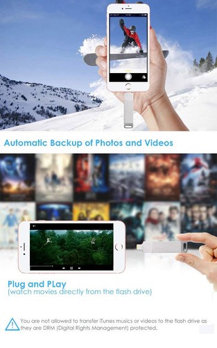 1TB 256GB USB 3.0 Flash Drive Memory Stick Pen Rotate Disk For PC Mac iPhone iOS - Picture 5 of 15