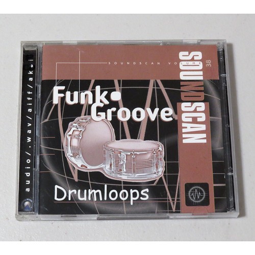 Soundscan Volume 38 Funk & Groove Drumloops Drum Loops (2 CD Set) TESTED