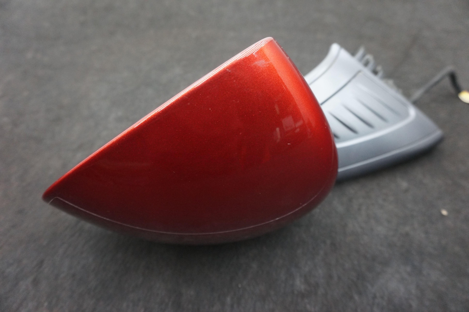 Right Passenger Door Mirror Assembly Volcano Red Metallic OEM McLaren 650S 2015