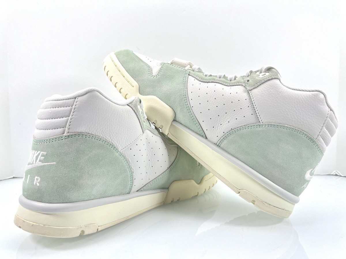 Nike Air Trainer 1 Men Size 11 Green Sail Suede Shoe Athletic Sneaker DX4462-300 Nike Air Trainer 1 Enamel Green Mens 11 Sail | Mercari main image 3