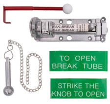 Break Glass Bolt Emergency Exit Door Panic Bolt Mk 2 Thomas Glover Ceramtube