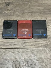 3 X Sony Playstation 2 PS2 Official OEM MagicGate 8mb Memory Card Genuine